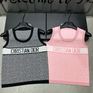 High Quality Dior Jacquard Vest