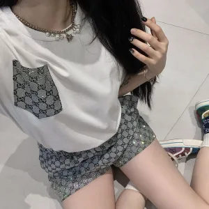 Designer 1:1 Gucci Cotton Short-Sleeved Shirts For Spring
