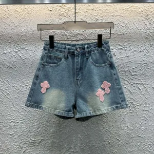 Luxury Chrome Hearts Denim Shorts