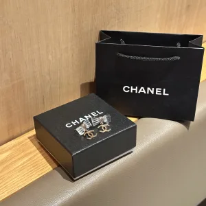 Luxury Chanel Earrings Street Style Spring Summer