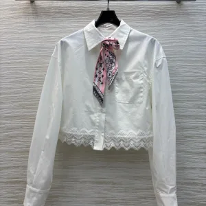 Luxury High Quality Louis Vuitton Lace Silk Scarf