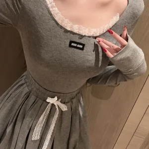 Aaa Luxury Miu Miu Lace Suit