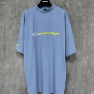 AAA Balenciaga Short-Sleeved T-Shirt Red Plain Weave