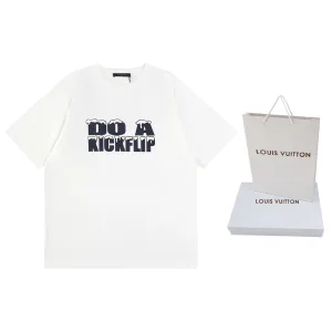 High Quality Louis Vuitton Cotton Short-Sleeved T-Shirt