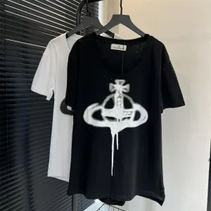 1:1 Vivienne Westwood Wood Short-Sleeved T-Shirt