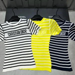 High Quality Designer Dior Short Sleeves