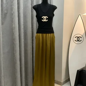High Quality Luxury Chanel Acetate Trousers