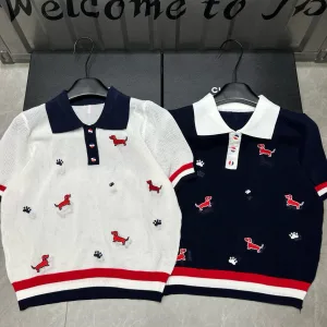 Luxury Designer Thom Browne Short Sleeves
