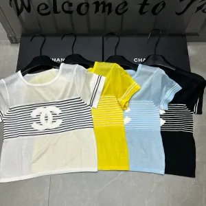 Designer Aaa Chanel Short Sleeves