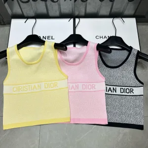 Luxury Dior Jacquard Vest