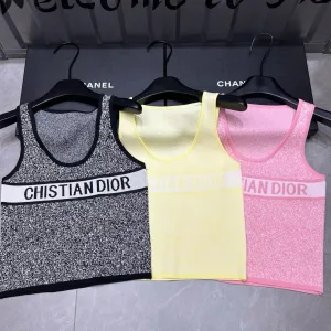 Luxury High Quality Dior Jacquard Vest