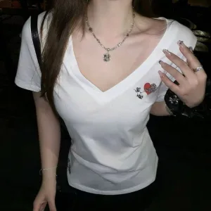 Designer Aaa Chrome Hearts Short Sleeves
