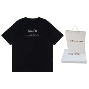Luxury Louis Vuitton Cotton Short-Sleeved T-Shirt