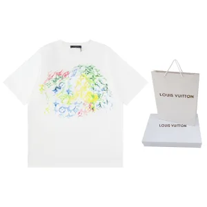 Luxury Louis Vuitton Cotton Short-Sleeved T-Shirt