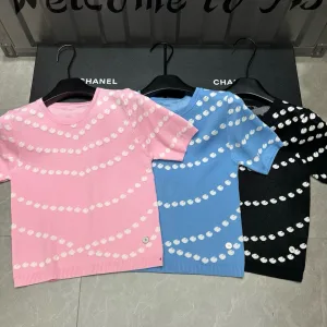 High Quality Chanel Jacquard Short Sleeves