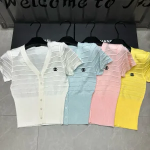 Aaa Chanel Short-Sleeved Shirts