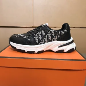 1:1 Dior Printed Fabric Casual Shoes