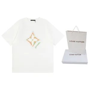 Aaa Designer Louis Vuitton Cotton Short-Sleeved T-Shirt