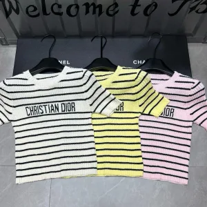 Luxury Designer Dior Short Sleeves