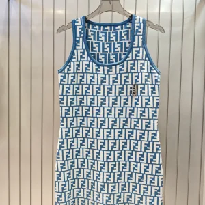 Aaa High Quality Fendi Jacquard Dresses