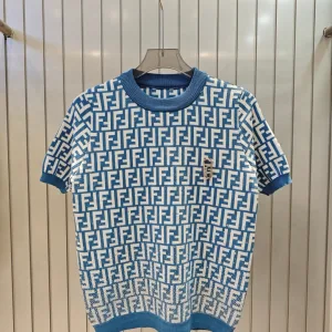 Aaa Fendi Jacquard Short-Sleeved Shirt