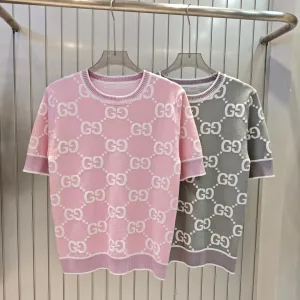 Aaa Gucci Jacquard Short Sleeves