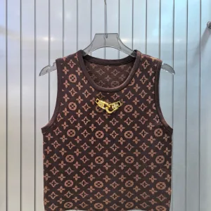 High Quality Luxury Louis Vuitton Jacquard Vest