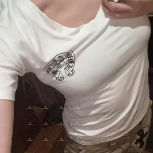 Luxury Chrome Hearts Bamboo Short Sleeves