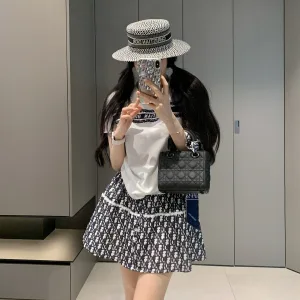 Designer 1:1 Dior Jacquard Short-Sleeved Shirt
