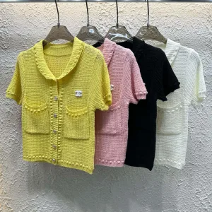 Designer Chanel Short-Sleeved Shirts