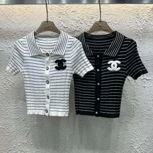 Designer Chanel Short-Sleeved Shirt