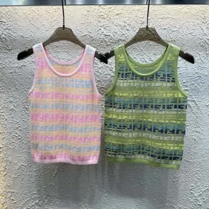 Luxury Fendi Jacquard Vest