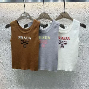High Quality Prada Jacquard Vest