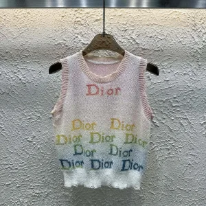 High Quality Dior Jacquard Vest