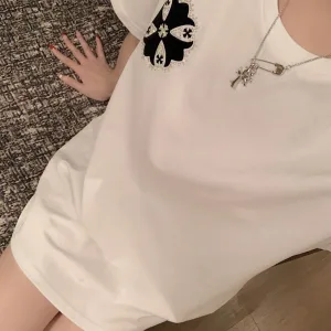 High Quality Chrome Hearts Lace Short-Sleeved Shirts