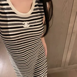 Designer Chanel Stone Dresses