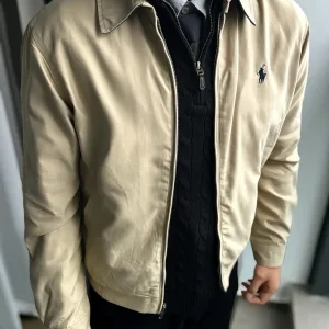 Luxury Ralph Lauren Coat Ash Cotton Pure Down Relaxed Fit Streetwear Embroidery