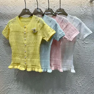 1:1 Chanel Short-Sleeved Shirt