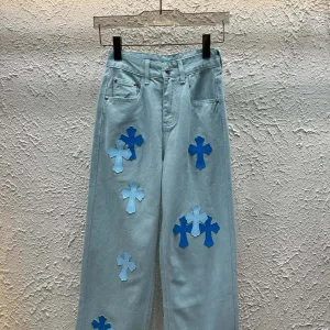 Luxury Aaa Chrome Hearts Leather Pants