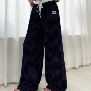 Luxury Miu Miu Cotton Casual Pants