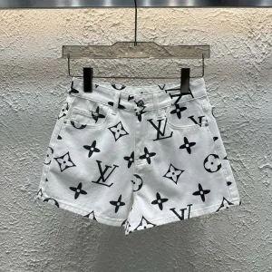 1:1 Louis Vuitton Denim Shorts