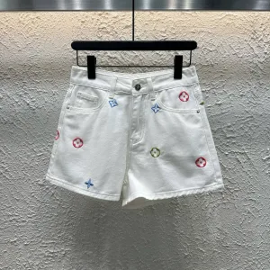 High Quality 1:1 Louis Vuitton Denim Shorts