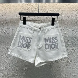 High Quality Dior Denim Shorts For Summer