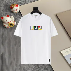 High Quality Fendi Cotton Short Sleeves