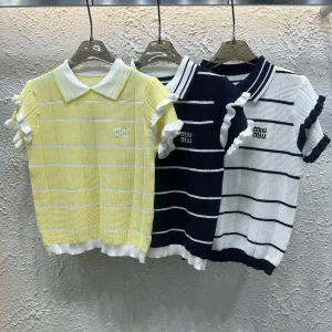 High Quality Miu Miu Short Sleeves