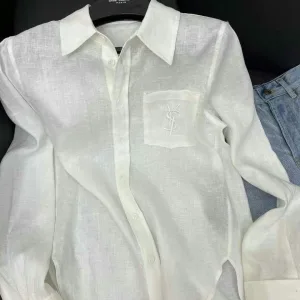 High Quality Saint Laurent Linen Shorts