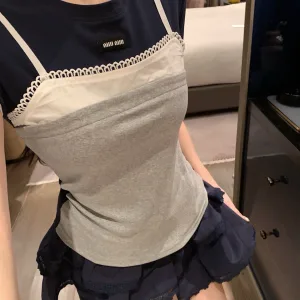 Luxury Miu Miu Short-Sleeved T-Shirt