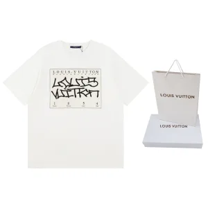 High Quality Louis Vuitton Cotton Short-Sleeved T-Shirt