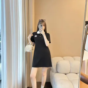 High Quality Aaa Miu Miu Cotton Short-Sleeved Shirts