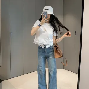 High Quality Luxury Miu Miu Jeans